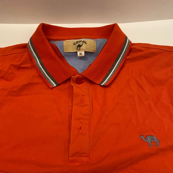 Orange XL Men’s Camel Polo - Picture 1 of 8